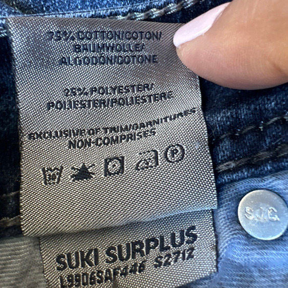 Silver Jeans Suki Surplus Blue Jeans Sz 32 - Picture 12 of 12